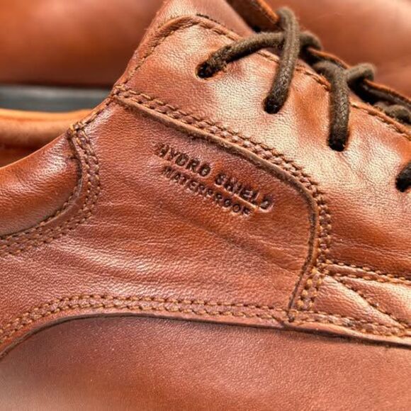 Rockport Men’s Waterproof Cap Toe Oxfords Size 10 XW Brown Leather [V82352] main image 6
